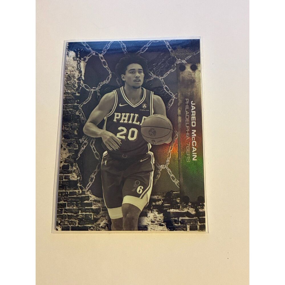 2025-26 Topps Chrome Cactus Jack Jared McCain Refractor #8 76ers